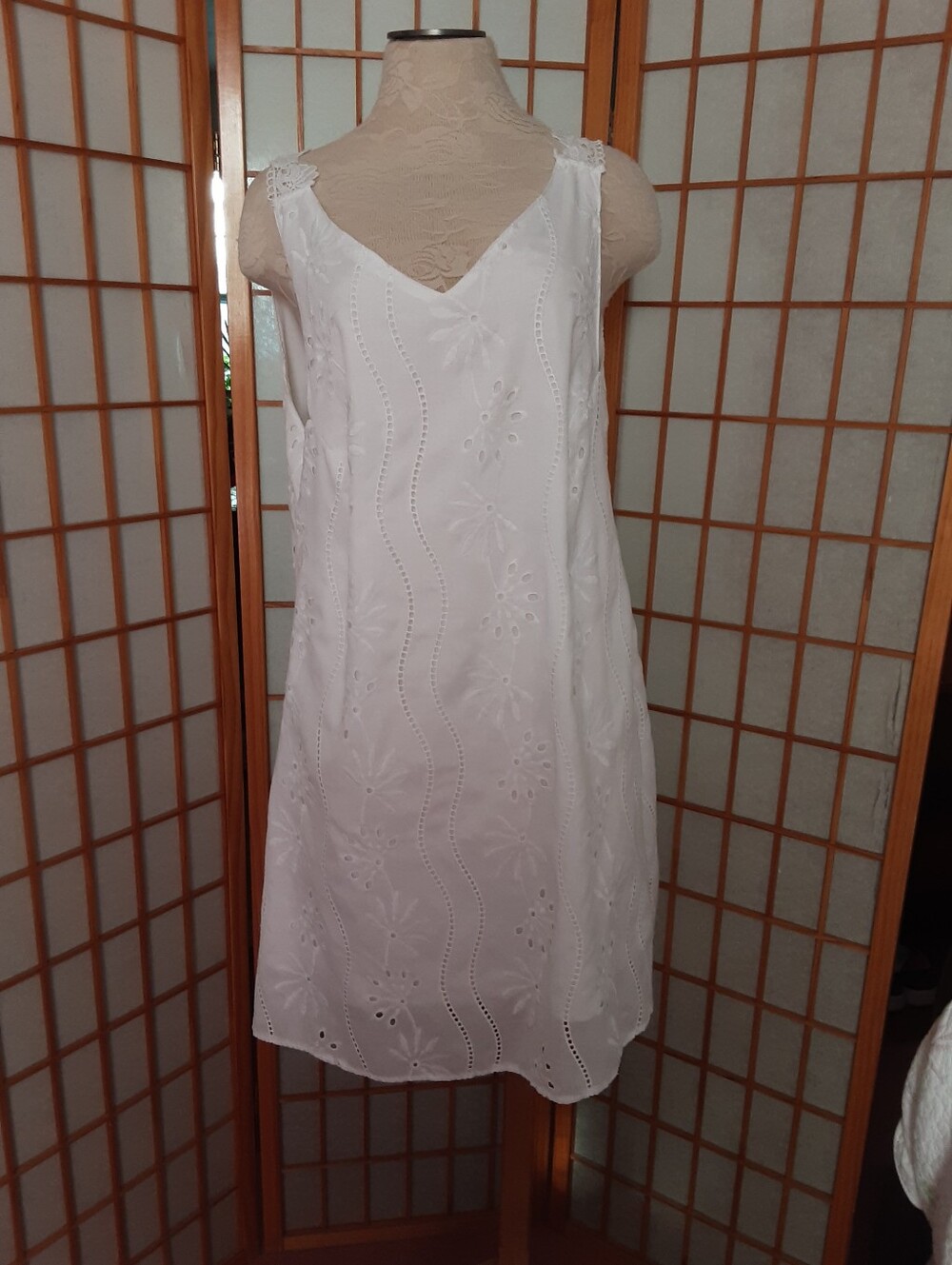 Dainty White Mini Dress